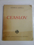 CEASLOV - POEZII - GEORGE LESNEA