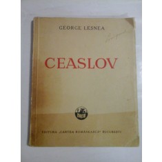 CEASLOV - POEZII - GEORGE LESNEA