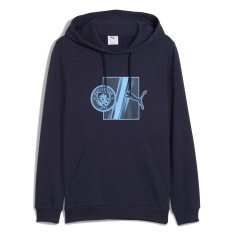 Manchester City hanorac de bărbați cu glugă FtblCulture dark - XXL