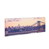 Tablou decorativ cu lumina LED - &bdquo;New York&rdquo; - 38 x 78 cm - 58484