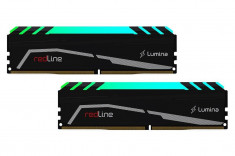 Memorie MUSHKIN Redline Black RGB 16GB (2x8GB) DDR4 3600MHz CL18 Dual Channel Kit foto