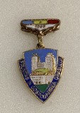 Insigna fruntaș &icirc;n gospodărirea orașului 1985