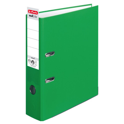 Biblioraft A4 Herlitz, 8 cm, Verde foto