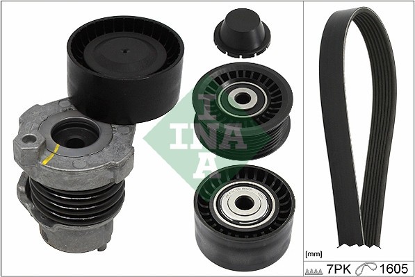 INA 529 0194 10 Set curea transmisie cu caneluri