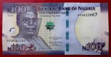 Nigeria 100 Naira 2022 comemorativa aUNC / UNC necirculata **