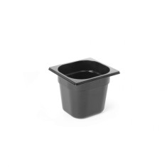 Tava Hendi Gastronorm GN 1/6 100 mm 1.6 lt - policarbonat negru foto