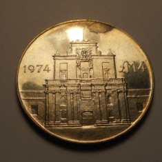 Malta 4 Lire Liri Pounds 1975 UNC Tiraj 24000
