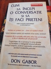 Don Gabor - Cum sa incepi o conversatie si sa iti faci prieteni foto