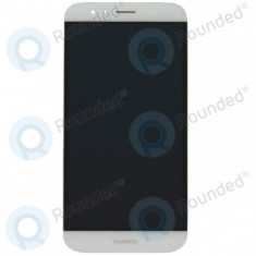 Huawei G8 (RIO-L01) Modul display LCD + Digitizer argintiu