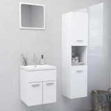 vidaXL Set mobilier de baie, alb, lemn prelucrat 3071396