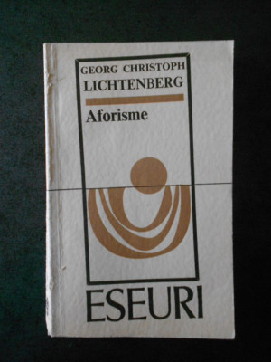 GEORG CHRISTOPH LICHTENBERG - AFORISME foto