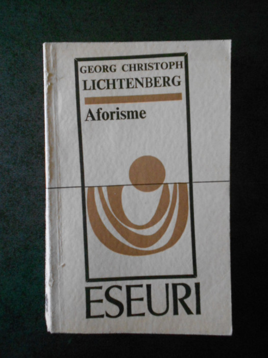 GEORG CHRISTOPH LICHTENBERG - AFORISME