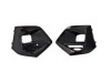Grila bara protectie, spoiler Peugeot 2008/E-2008, 11.2019-01.2024, montare fata, stanga+dreapta, cu locas proiectoare; Negru lucios; set (2 buc.); l