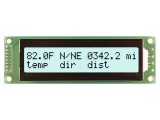 Afișaj LCD Alfanumeric 20x2 Alb LED NEWHAVEN NHD-0220DZ-FSW-FBW PIN 16
