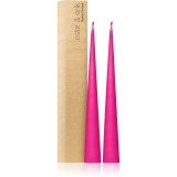 Ester &amp; erik cone candles clear pink (no. 41) lumanare 2x37 cm