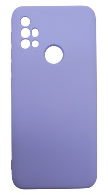 Husa din silicon, silk touch si catifea pentru Motorola G30, Lila foto