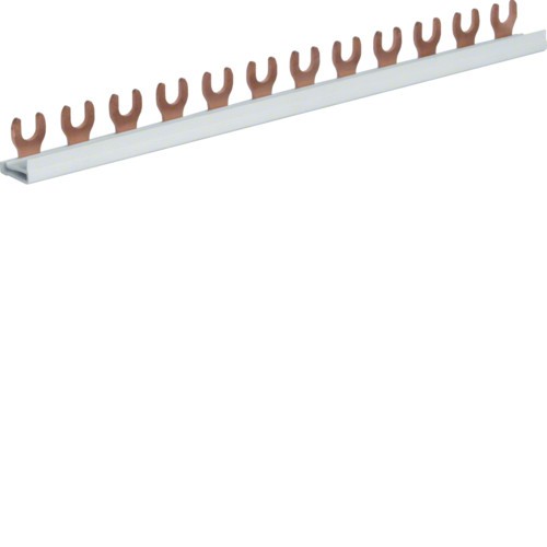 Bareta de alimentare 1P busbar furca 12M 63A Hager KDN163A