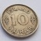 341. Moneda Islanda 10 aurar 1936 (tiraj 213.007 buc)