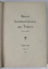REVUE INTERNATIONALE DES TABACS , REVUE MENSUELLE , TOME VI . ANNEE 1928