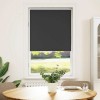 VidaXL Jaluzea cu role opace negru 75x150 cm lățime material 70,7 cm
