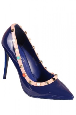 PDS54-44 Pantofi stiletto accesorizati cu nituri foto