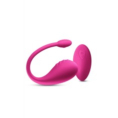 Vibrator Cuplu Inya Venus Remote Control, 10 Moduri Vibratii, Silicon, USB, Roz