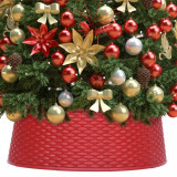 VidaXL Fustă brad de Crăciun, roșu, &Oslash;54x19,5 cm