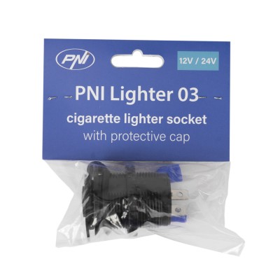 Resigilat : Priza bricheta auto PNI Lighter 03 cu capac, 12V 15A, 24V 10A foto