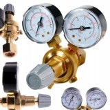 Regulator reductor presiune CO2 Argon 2 manometre (KD1824), Kraft&amp;Dele