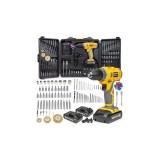 Filetanta cu 2 acumulatori 20V, masina pentru gaurit, bormasina cu acumulatori, Powermat