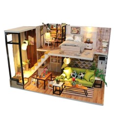 Casa Nordic ,DIY ,Casa pentru papusi de asamblat pentru copii