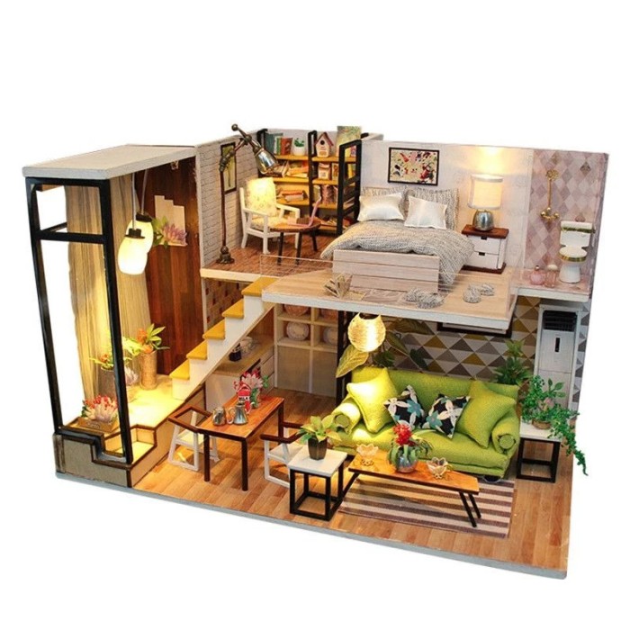 Casa Nordic ,DIY ,Casa pentru papusi de asamblat pentru copii