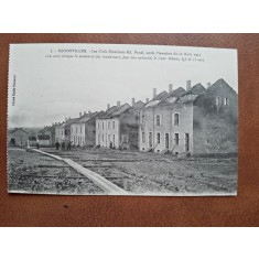 Carte postala, Bandonviller, les Cites Ouvrieres Ed. Fenal, apres linvasiondu 12 aout 1914