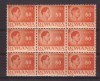 1946 - Mihai, bloc val. 80L cu eroare &amp;quot;LE&amp;quot; in loc de LEI