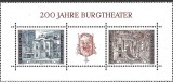 B2333 - Austria 1976 - Teatru,bloc neuzat,perfecta stare