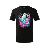 Tricou Personalizat Copii Halloween , Fantome Colorate si Vesele