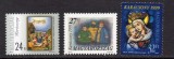 UNGARIA 1999, Craciun, Arta, Pictura, serie neuzata, MNH