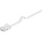 Cablu plat Cat6 UTP 15m 250MHz RJ45 cupru alb Goobay