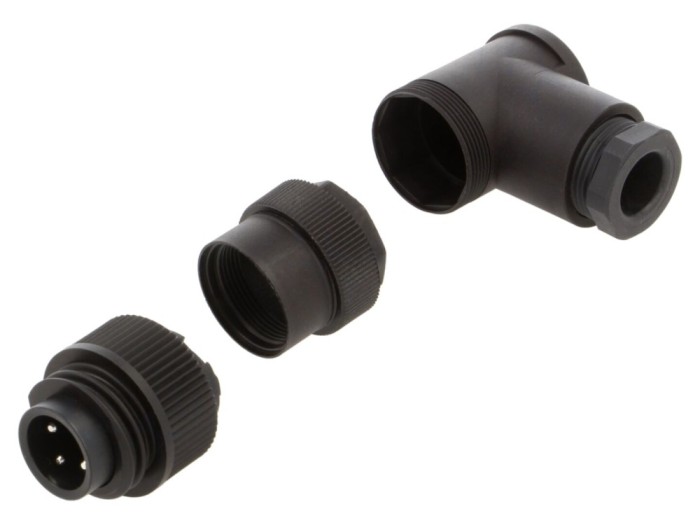 Conector circular 4 pini tată IP67