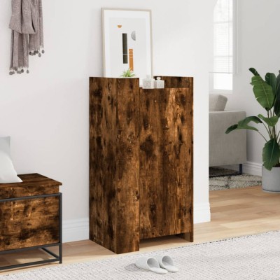 vidaXL Pantofar, stejar fumuriu, 52x37,5x100 cm, lemn prelucrat 848441 foto