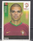 B10 - Sticker fotbal - Campionatul european - editia 2008 - nr 106 - Pepe