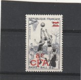 Reunion1956 - Mi.392 , sport , baschet ,dantelat , MNH