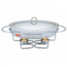 Vas cald dish Sticla Termorezistenta 2 lumanari 3L Peterhof PH16103 foto