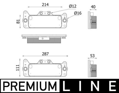 MAHLE CLC 222 000P Radiator racire ulei, cutie de viteze automata foto