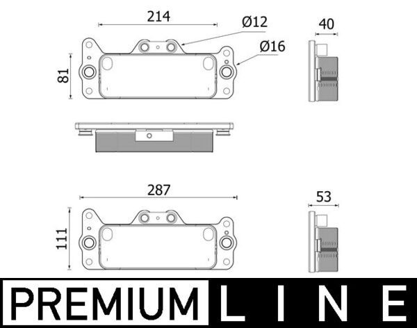 MAHLE CLC 222 000P Radiator racire ulei, cutie de viteze automata