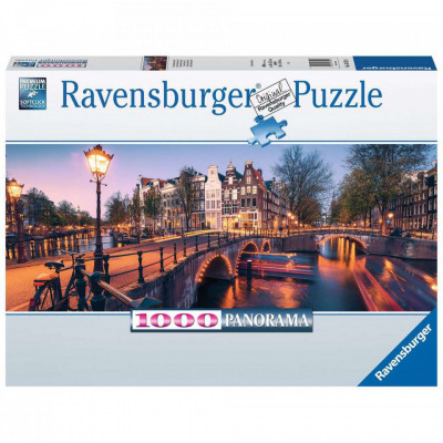 PUZZLE NOAPTEA IN AMSTERDAM, 1000 PIESE foto