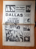 Ziarul AS 10 martie 1993-art foto dallas,michael jackson,procesul zelea codreanu