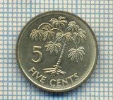 12180 MONEDA - SEYCHELLES -5 CENTS -ANUL 2007 -STAREA CARE SE VEDE, America Centrala si de Sud