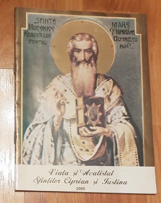 Viata si acatistul Ciprian si Justina foto