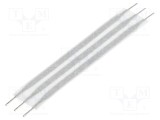 Conector cablu jumper flexibil TE Connectivity Flexstrip 3 pini 2,54mm 38,1mm